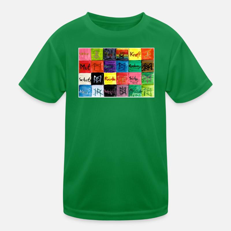 Runensegen_A5 Kids Functional T-Shirt