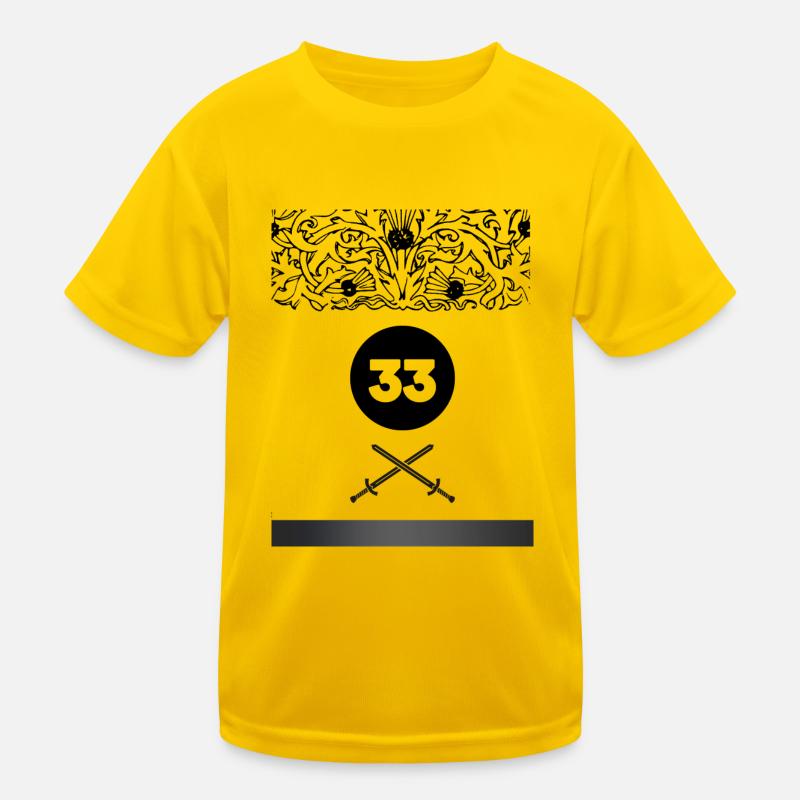 Sword Design Kids Functional T-Shirt