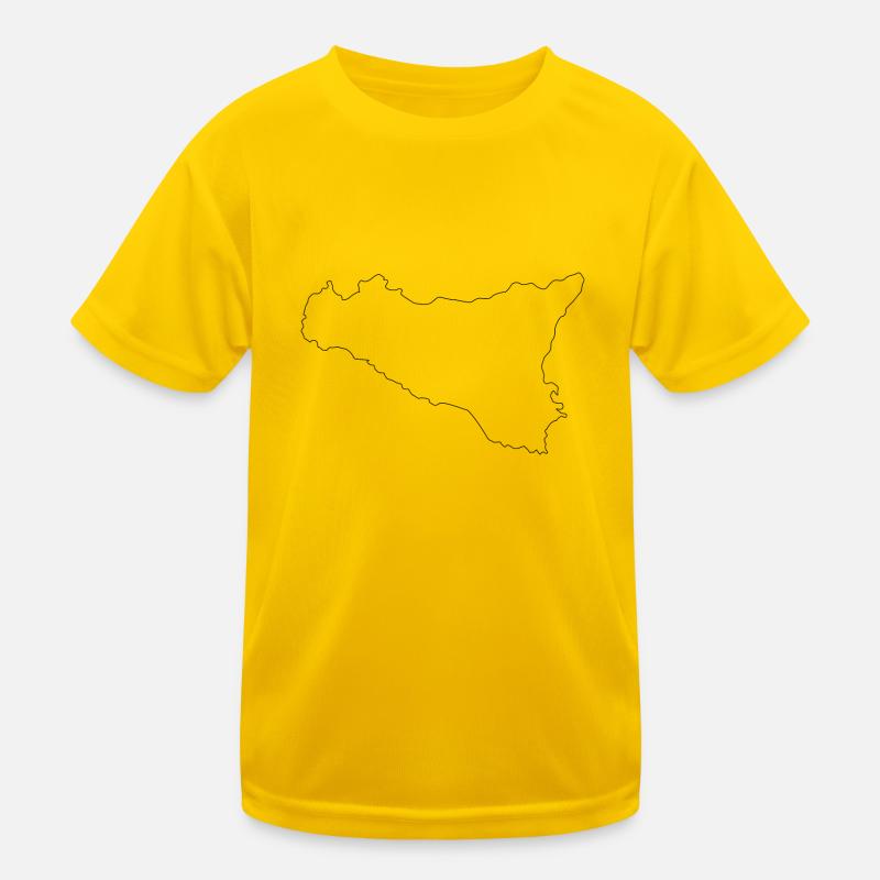 carte sicilienne T-shirt sport Enfant