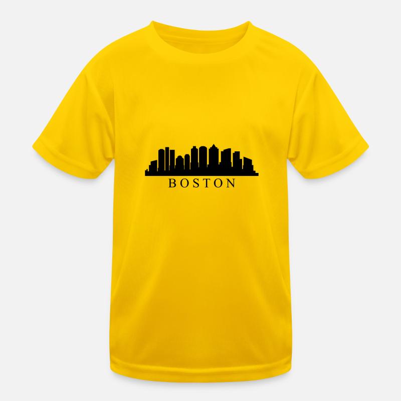 Skyline de Boston T-shirt sport Enfant