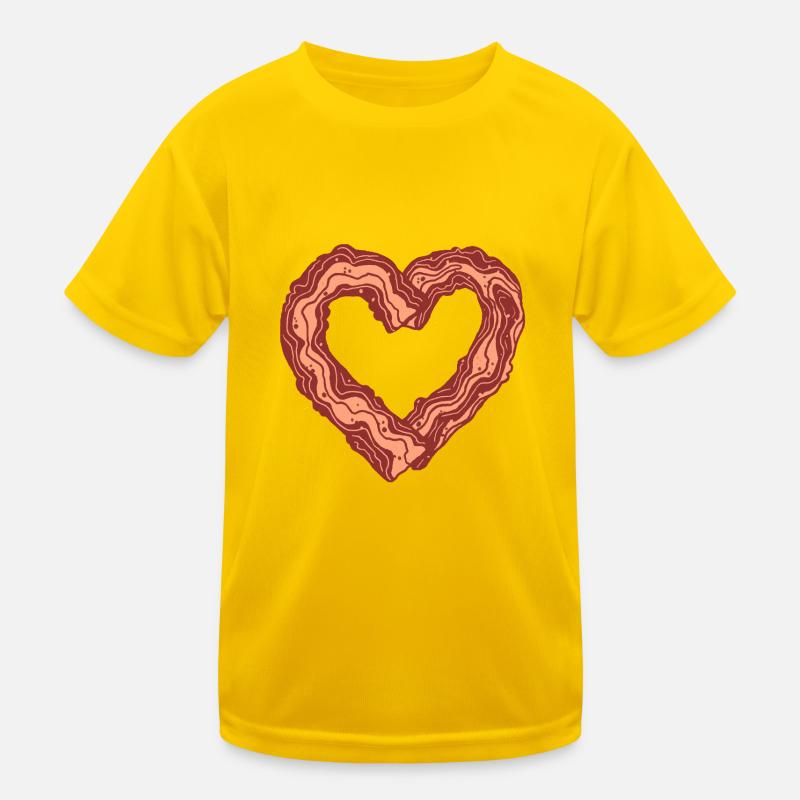 Bacon Geschenk Speck Fleischliebhaber Fleisch Kinder Funktions-T-Shirt