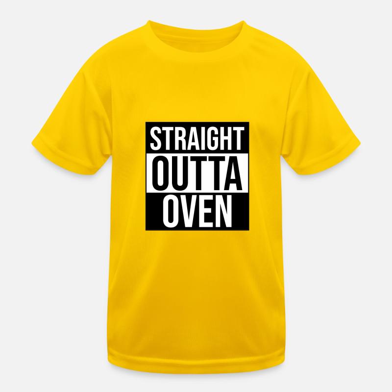 Bäcker Ofen backen Beruf Geschenk idee Gebäck Kinder Funktions-T-Shirt