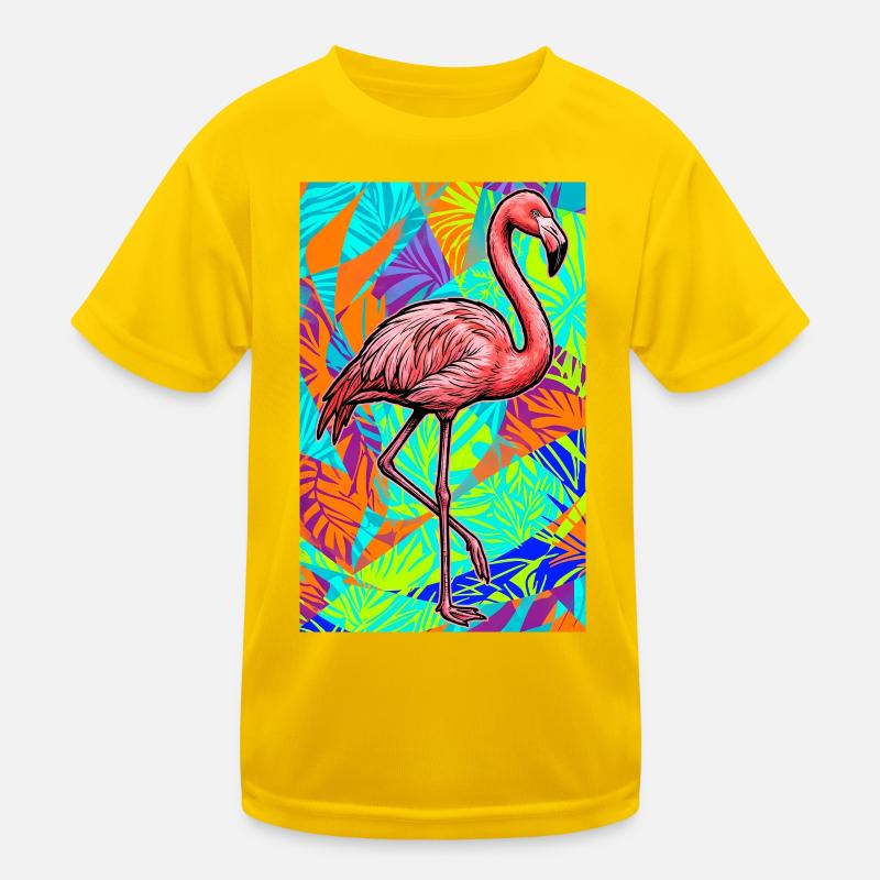 Flamingo Kinder Funktions-T-Shirt