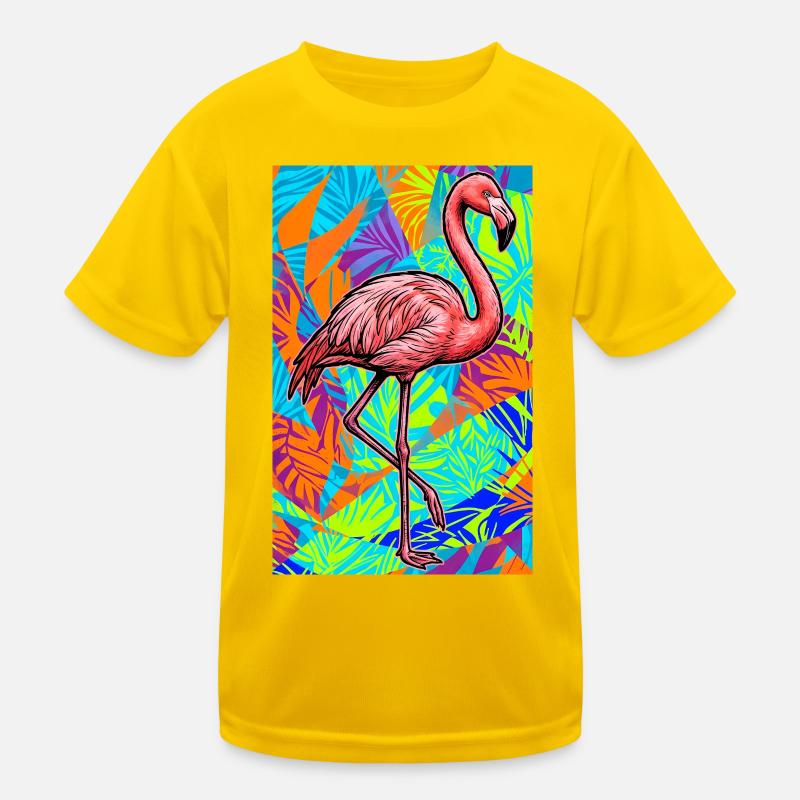 Flamingo Kinder Funktions-T-Shirt
