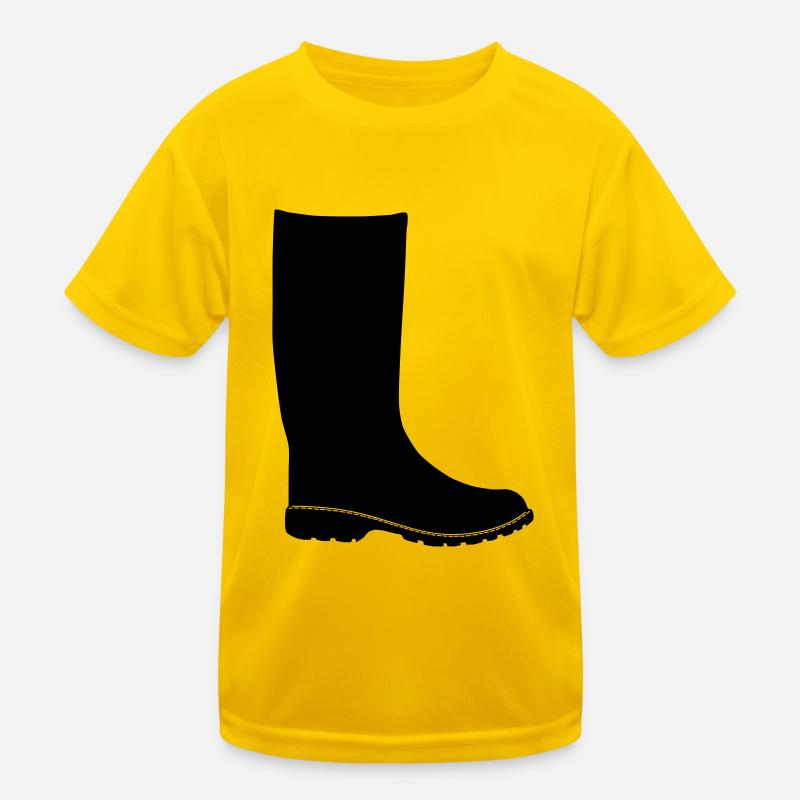 rubber boots Kids Functional T-Shirt