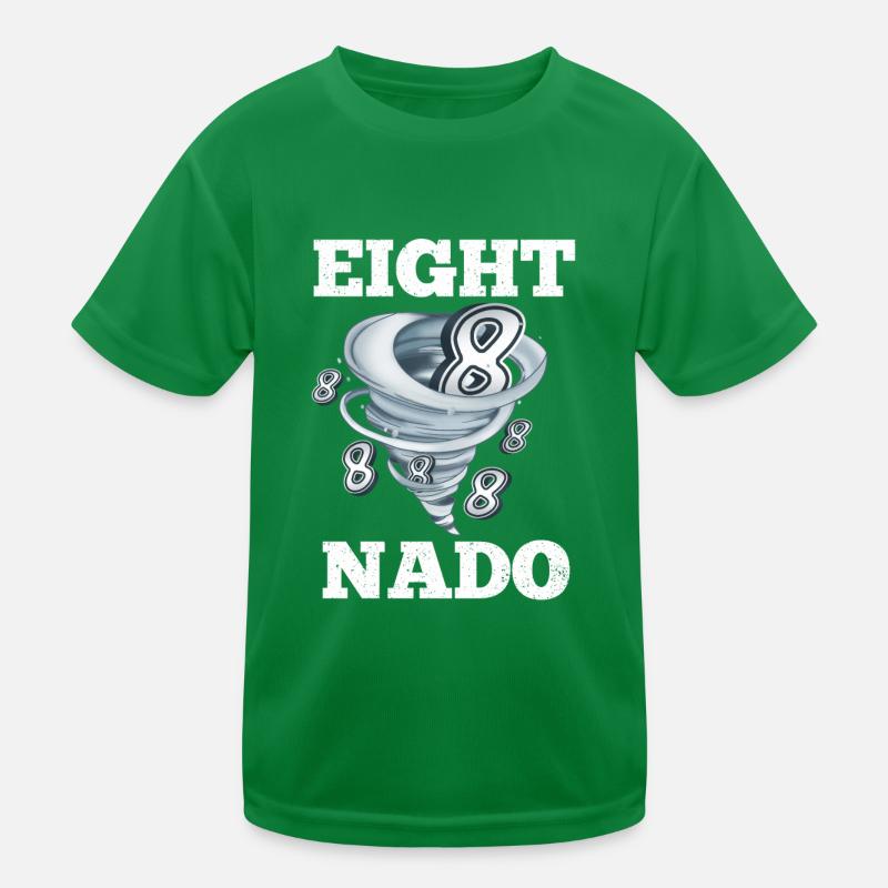 Tornade du 8e anniversaire T-shirt sport Enfant