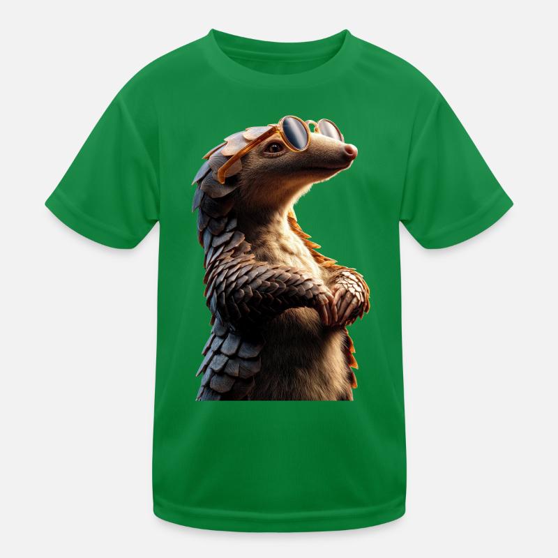 Pangolin Pangolin Pine Cone Pangolins Kids Functional T-Shirt