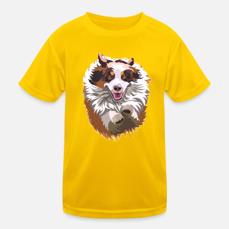 Aussie-Sprung Kinder Funktions-T-Shirt