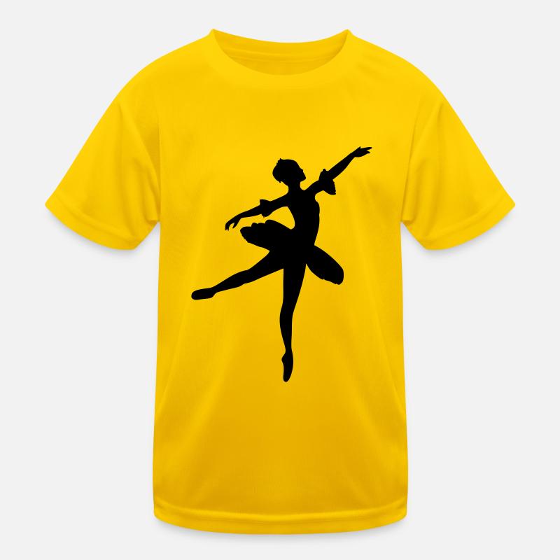 Danseuse de ballet vecteur Silhouette T-shirt sport Enfant