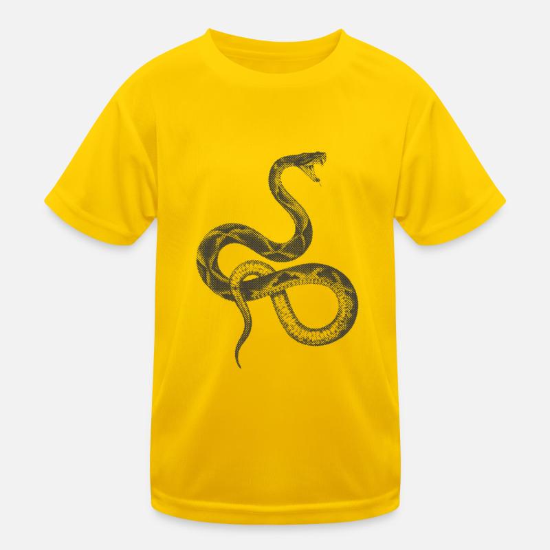 Schlange / Snake Kinder Funktions-T-Shirt