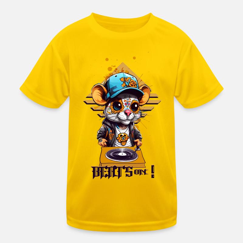 Rat DJ mignon T-shirt sport Enfant