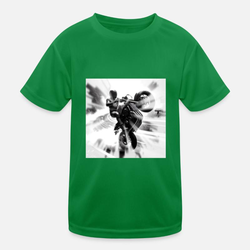 Der Biker ist willig Kinder Funktions-T-Shirt