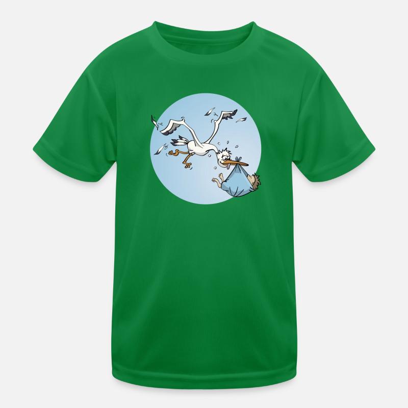 La cigogne et le petit garçon T-shirt sport Enfant