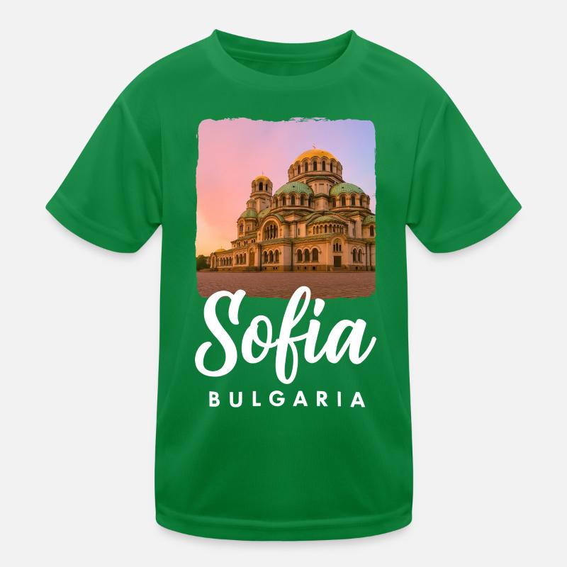 Sofia Bulgarien Kinder Funktions-T-Shirt