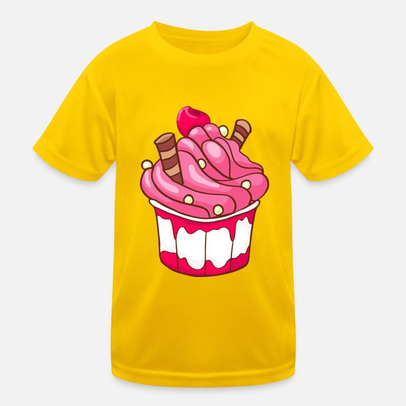 Eis Speiseeis Eiskrem Eiscreme Kugeleis Eisbecher Kinder Funktions-T-Shirt