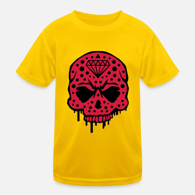 skull_diamond_graffiti_ce2 T-shirt sport Enfant