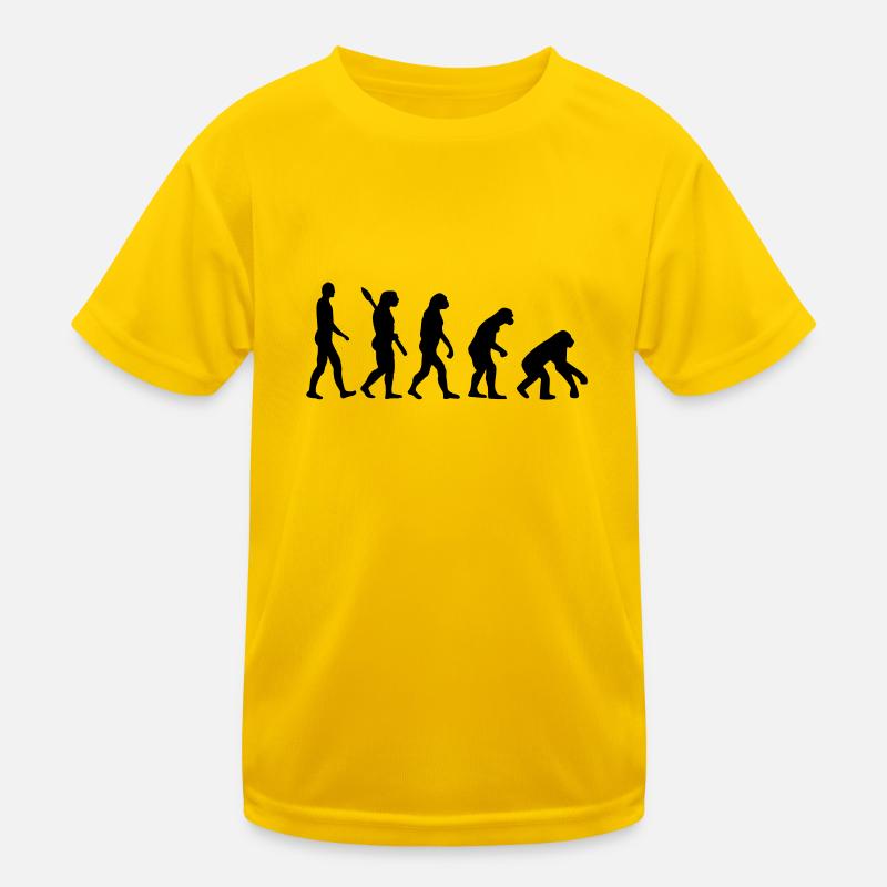 Evolution Kinder Funktions-T-Shirt