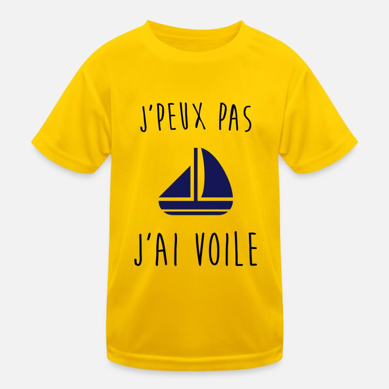 j'peux pas j'ai voile, je peux pas j'ai voile T-shirt sport Enfant