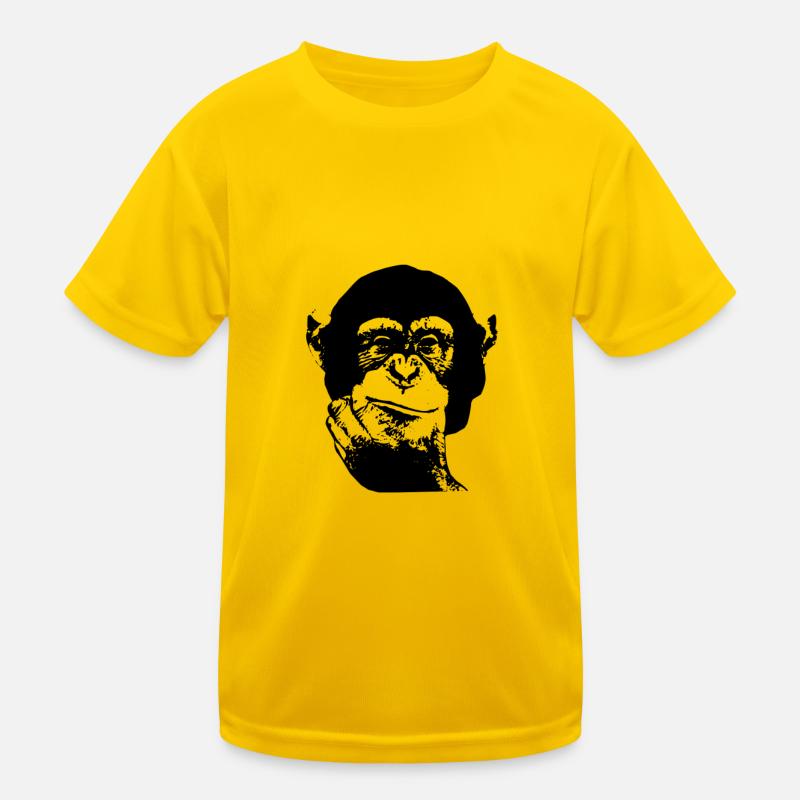 Denken Sie Schimpansen Kinder Funktions-T-Shirt