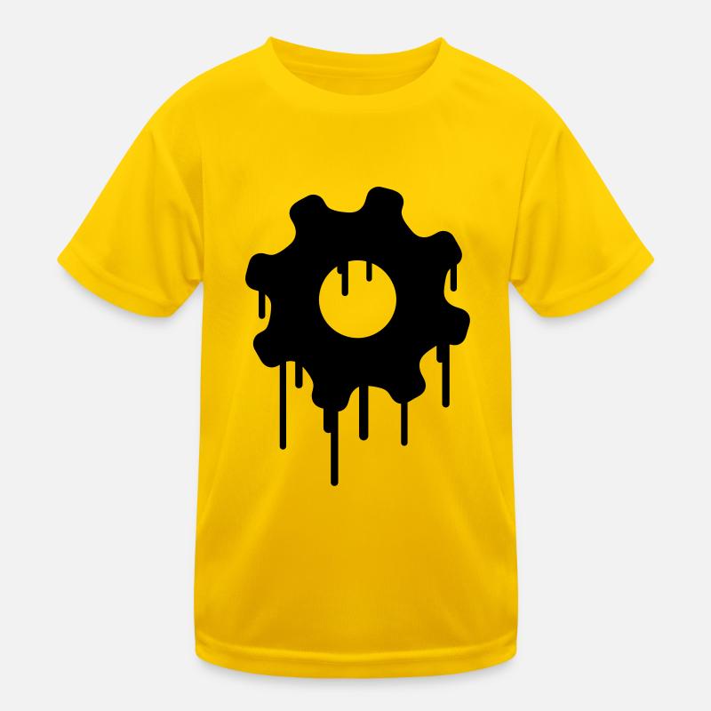 Gears Graffiti Kids Functional T-Shirt