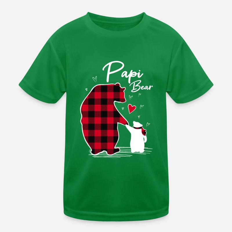 Papi Bear Kinder Funktions-T-Shirt