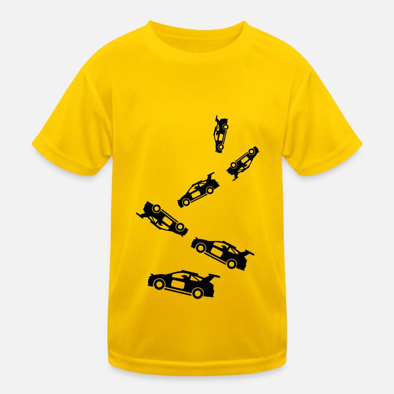 Auto Rennfahrer Kinder Funktions-T-Shirt