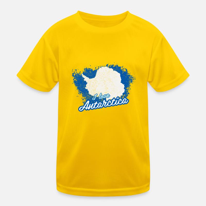 I love Antarctica Kids Functional T-Shirt