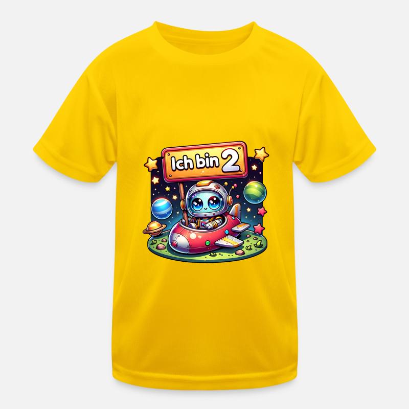 Ich bin 2 Jahre zweiter Geburtstag Kinder Funktions-T-Shirt
