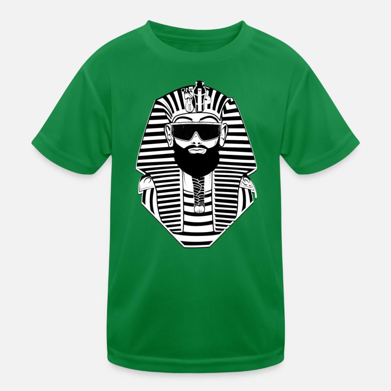 Pharaoh Sunglasses - Egypt Sphinx Kids Functional T-Shirt
