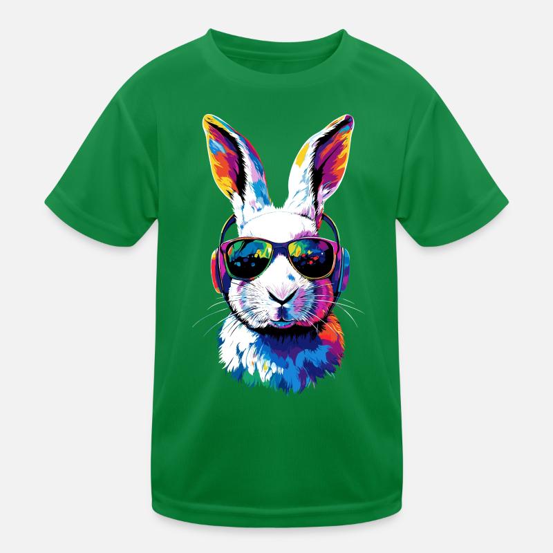 Mountain Rabbit Arctic Hare Albino Rabbit White Rabbit Kids Functional T-Shirt