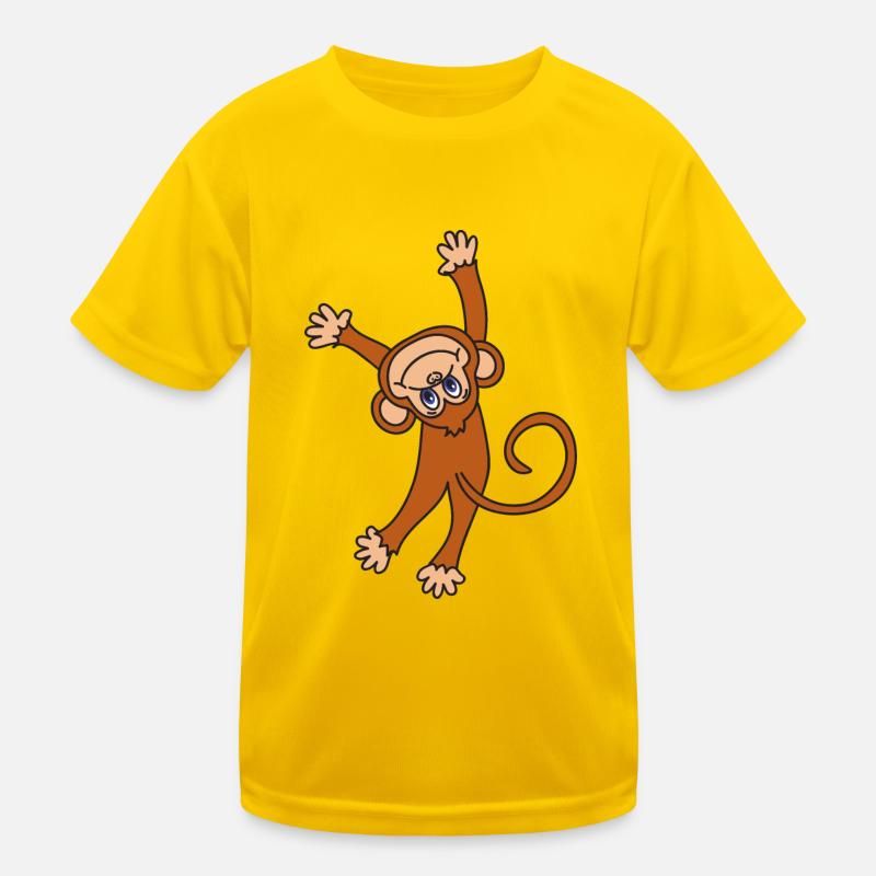 Monkey chimpanzee Kids Functional T-Shirt