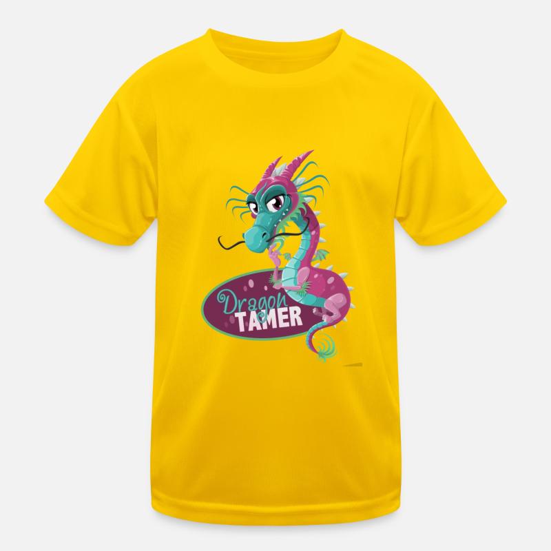 T-Shirt Drachenbändiger Comic Kinder Funktions-T-Shirt