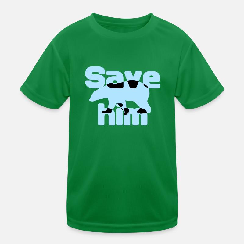Save the Icebear Kids Functional T-Shirt