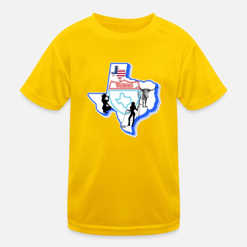 Texas, USA. Kinder Funktions-T-Shirt