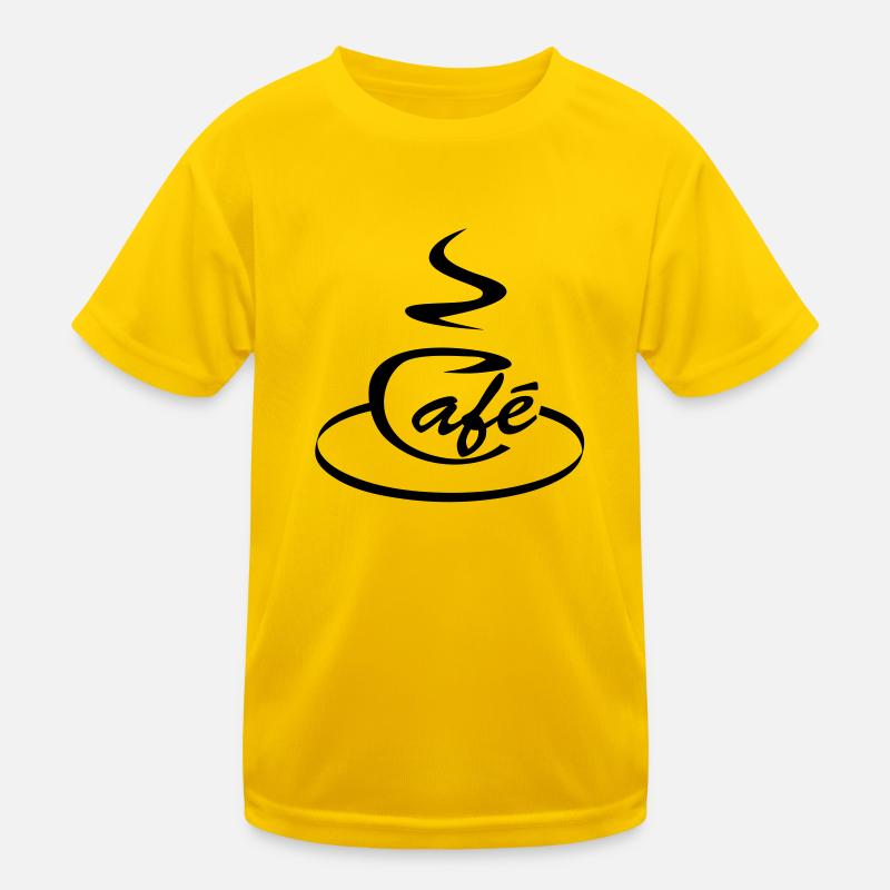 tasse de café T-shirt sport Enfant