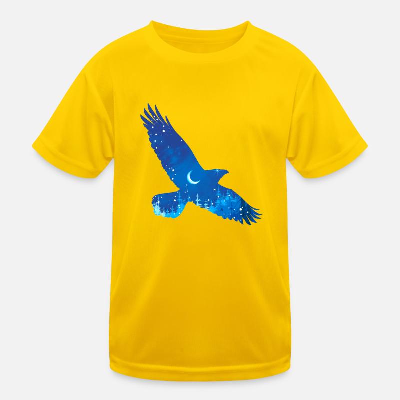 Oiseau Bleu d'hiver T-shirt sport Enfant