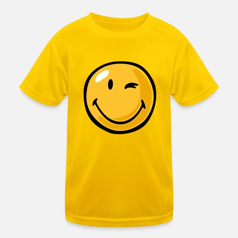 Smiley friendly Kinder Funktions-T-Shirt