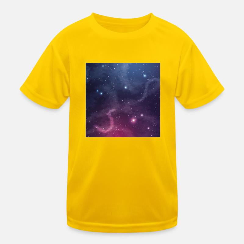 Galaxy pattern Kids Functional T-Shirt