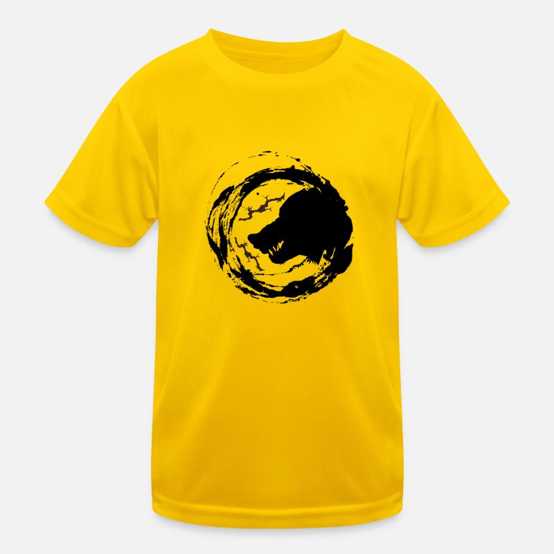 wolf circle!! Kids Functional T-Shirt