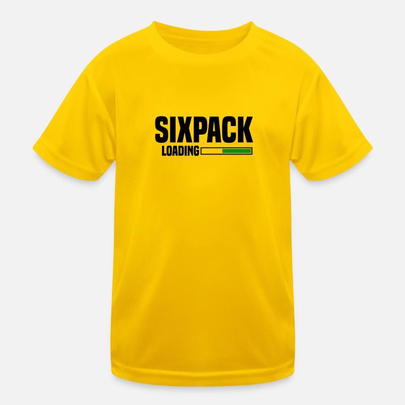 sixpack loading Kids Functional T-Shirt