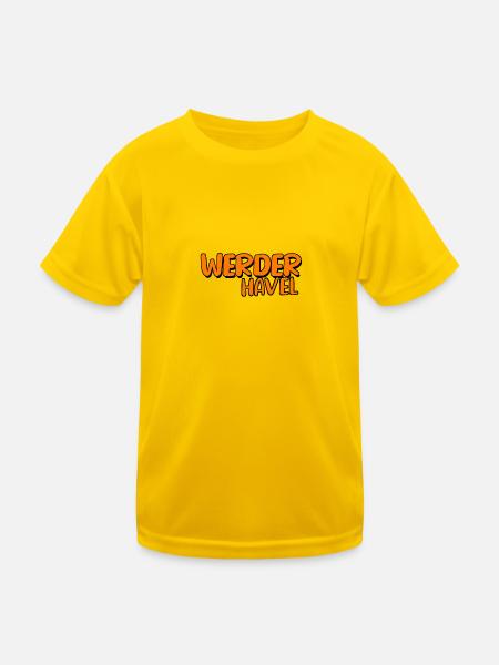 Werder Havel - Kinder Funktions-T-Shirt - Eigelb