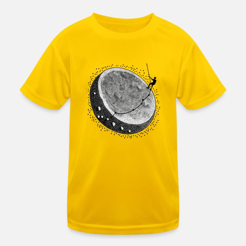 Hand-painted climber Kids Functional T-Shirt