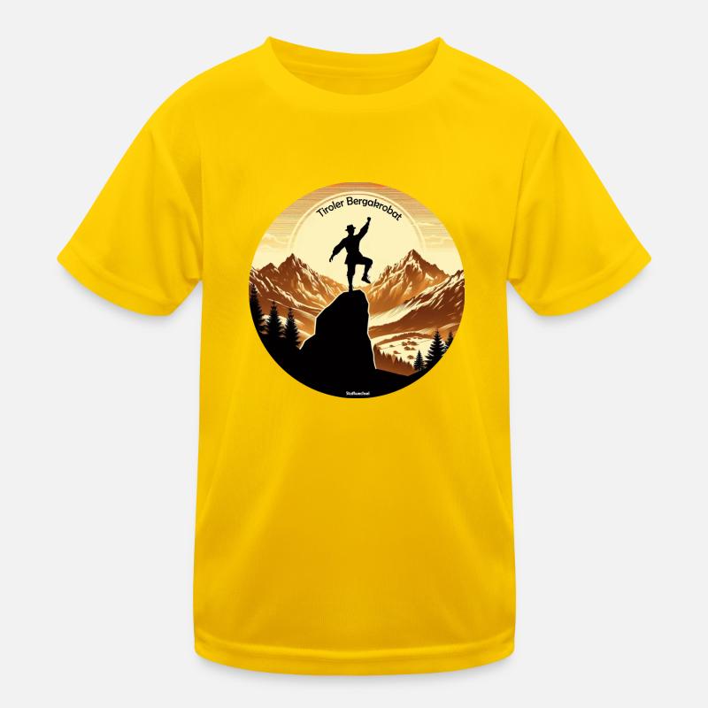 Tyrolean mountain acrobat Kids Functional T-Shirt