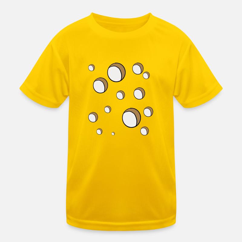 Löcher Kinder Funktions-T-Shirt
