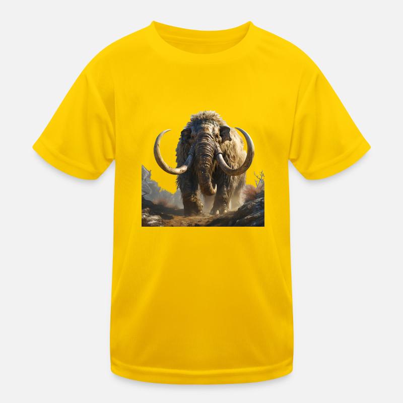 Das Mammut war ein Majestätisches Wesen Kinder Funktions-T-Shirt