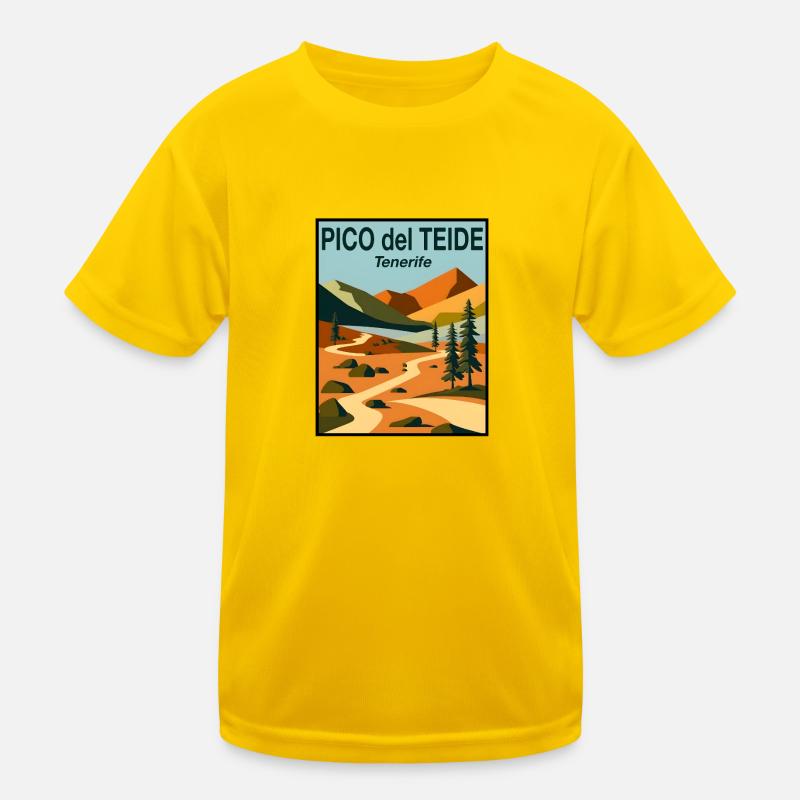Pico del Teide Kids Functional T-Shirt