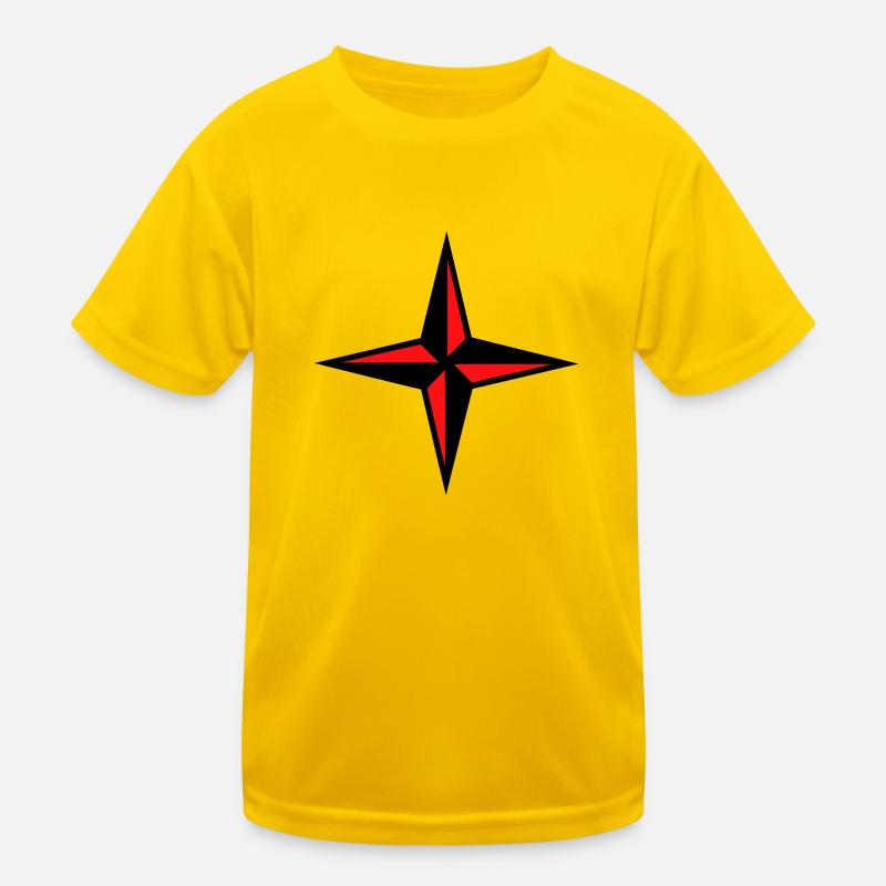 Windrose Kinder Funktions-T-Shirt