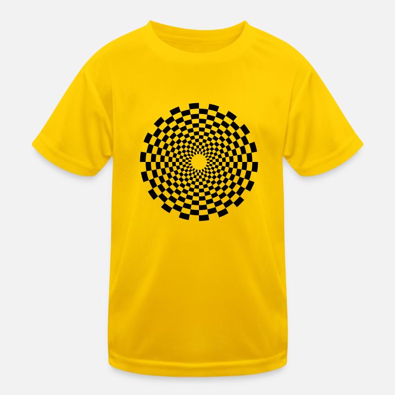 psychedelic_circle Kinder Funktions-T-Shirt