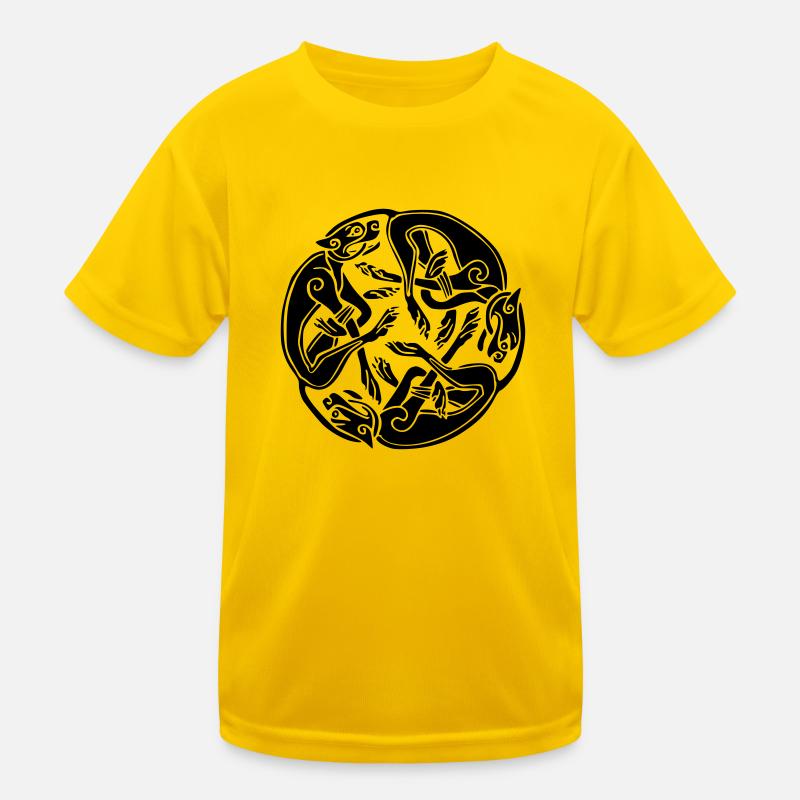 3 Hunde Kinder Funktions-T-Shirt