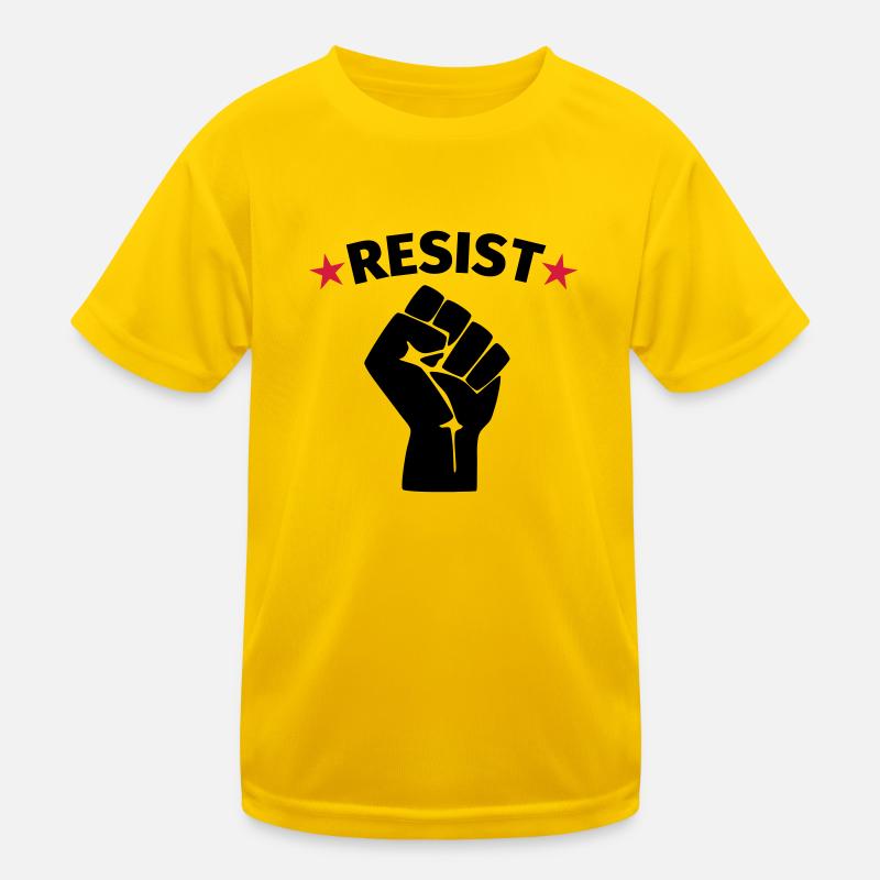 Faust Widerstand Protest Kinder Funktions-T-Shirt